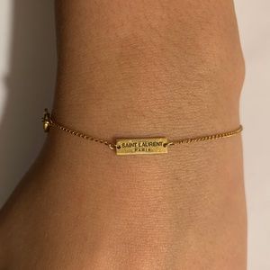 GOLD SAINT LAURENT BRACELET